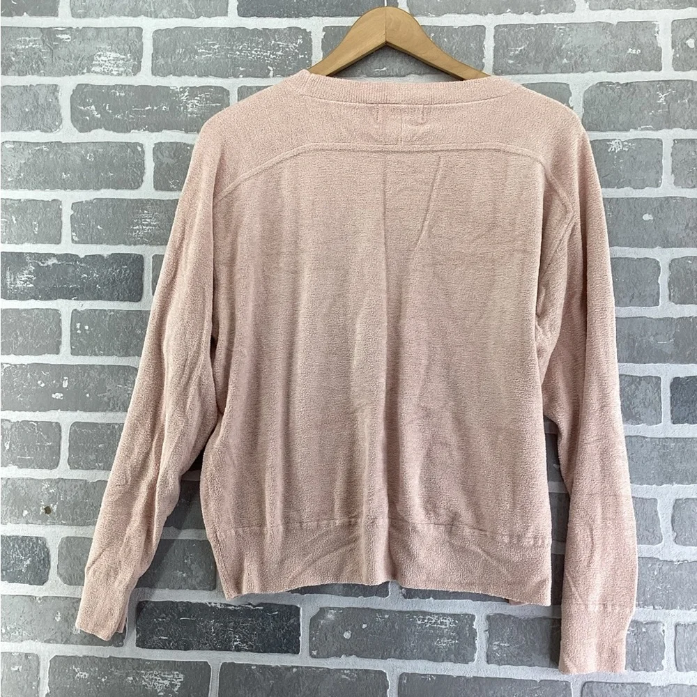 Barefoot Dreams Barbie light pink sweater size large - Picture 3 of 5